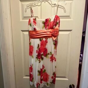 City Triangles Floral Print Summer Dress